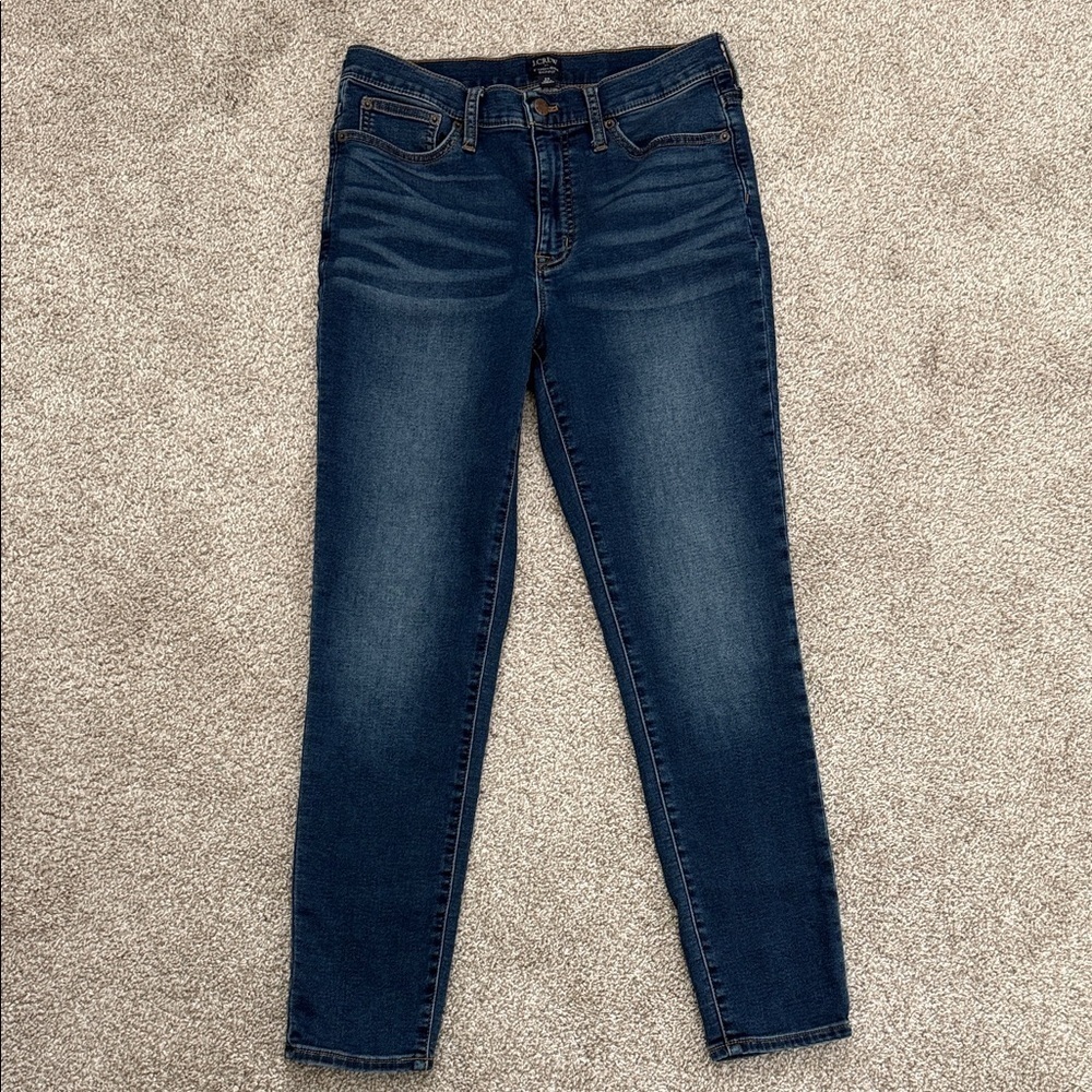 J. Crew Dark Blue Skinny Jeans - Picture 1 of 7